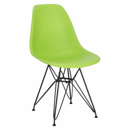 D2.DESIGN Krzesło P016 PP Black zielony