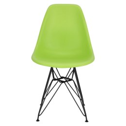 D2.DESIGN Krzesło P016 PP Black zielony
