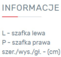 SZAFA NAROŻNA MŁODZIEŻOWA MEBLAR FARO System FR2 L/P - Biały Lux / Dąb Artisan / Szary PÓŁKI DWA DRĄŻKI DO WIESZANIA UBRAŃ