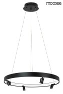 Moosee MOOSEE lampa wisząca CIRCLE SPOT 74 BLACK grafitowa