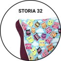 Entelo Petit Szary Storia 32 rozmiar 4 WK+P ergonomiczne krzesło / fotel do biurka