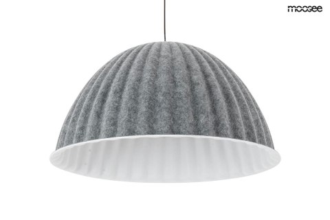 Moosee MOOSEE lampa wisząca MOLD 55 szara