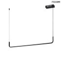 LAMPA WISZĄCA LED SHAPE 120 Moosee MOOSEE CZARNA ALUMINIUM nowoczesna i minimalistyczna