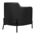 King Home Fotel VENICE BLACK czarny PU / pepitka