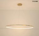 LAMPA WISZĄCA LED RING SLIM 120 Z PILOTEM ZŁOTA METAL Moosee MOOSEE MOŻLIWOŚĆ ŚCIEMNIANIA LAMPY