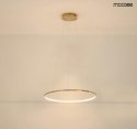 LAMPA WISZĄCA LED Z PILOTEM RING SLIM 60 ZŁOTA STAL Moosee MOOSEE REGULACJA NATĘŻENIA ŚWIATŁA