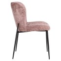 Richmond Interiors RICHMOND krzesło DARBY różowe - trudnopalne