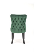 Halmar ALDA krzesło ciemny zielony, drewno lite / tkanina velvet