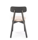 Halmar HYLO krzesło beżowy / tap: SERTA 2 drewno, MDF, tkanina