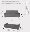 Markos Kanapa / Wersalka / Sofa LED