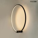 LAMPA ścienna KINKIET LED HOOP 60 CZARNY METAL AKRYL Moosee MOOSEE