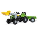 Rolly Toys Rolly Toys 023196 Traktor Rolly Kid Deutz Fahir 5115G TB z łyżka i przyczepą