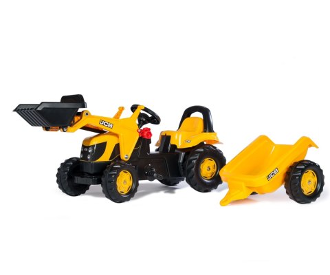 Rolly Toys Rolly Toys 023837 Traktor Rolly Kid JCB z łyżką i przyczepą