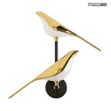 Moosee MOOSEE lampa ścienna BIRD TWIN złota