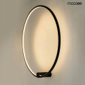 LAMPA ścienna KINKIET LED HOOP 60 CZARNY METAL AKRYL Moosee MOOSEE