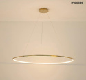 LAMPA WISZĄCA LED Z PILOTEM RING SLIM 150 Moosee MOOSEE ZŁOTA METAL MOŻLIWOŚĆ ŚCIEMNIANIA LAMPY