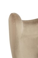 King Home Fotel EGG SZEROKI VELVET khaki