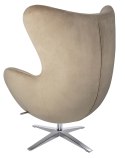 King Home Fotel EGG SZEROKI VELVET khaki