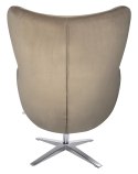 King Home Fotel EGG SZEROKI VELVET khaki