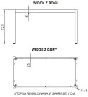 NY-A057/156/K - 156x76 cm, czarny