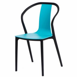 D2.DESIGN Krzesło Bella czarne/niebieskie