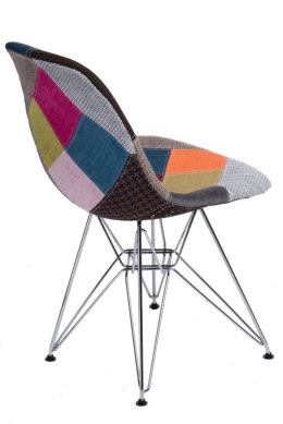 D2.DESIGN Krzesło P016 DSR patchwork kolorowy