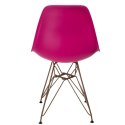 D2.DESIGN Krzesło P016 PP Gold dark pink