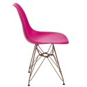 D2.DESIGN Krzesło P016 PP Gold dark pink