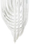 LAMPA WISZĄCA E14 MURANO S chrom - szkło metal KING HOME