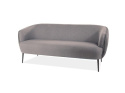 SIGNAL SOFA LENOX 3 TAPICEROWANA SZARY/CZARNY